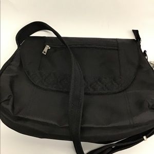 Travelon Black Messenger Bag